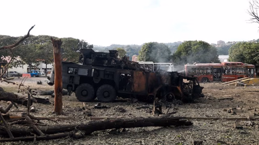 যুক্তরাষ্ট্রের হামলায় ভেনেজুয়েলায় নিহত অন্তত ৪০